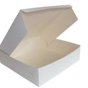 Cake Box 8x8x4' White