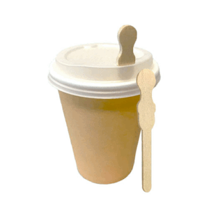 65mm Wooden Coffee Lid Plug Stix To Go FSC