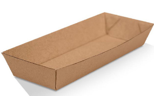 Kraft Corrugated Hot Dog Tray