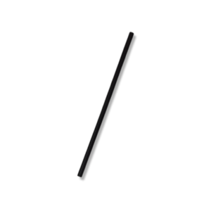 Paper Straw Jumbo - All Black (10X240)