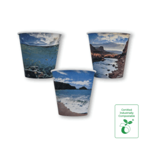 8oz PLA Art-Printed Single wall coffee Cup
